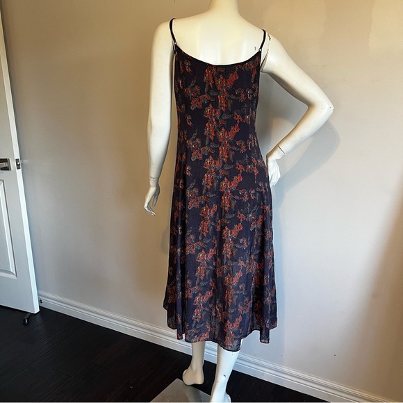 Floral Print 3/4 Maxi Dress - Picture 3 of 6